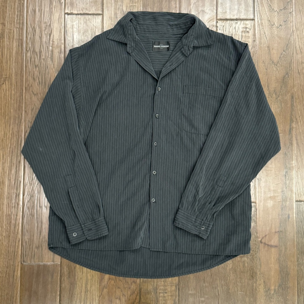 Mens Premier Collection Button Down Long Sleeve